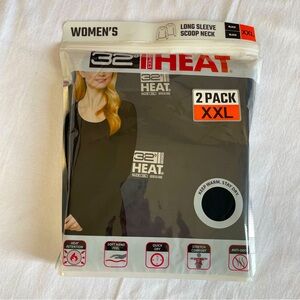 32 Degrees Thermals Long Sleeves - 2 Pack Women’s XXL
